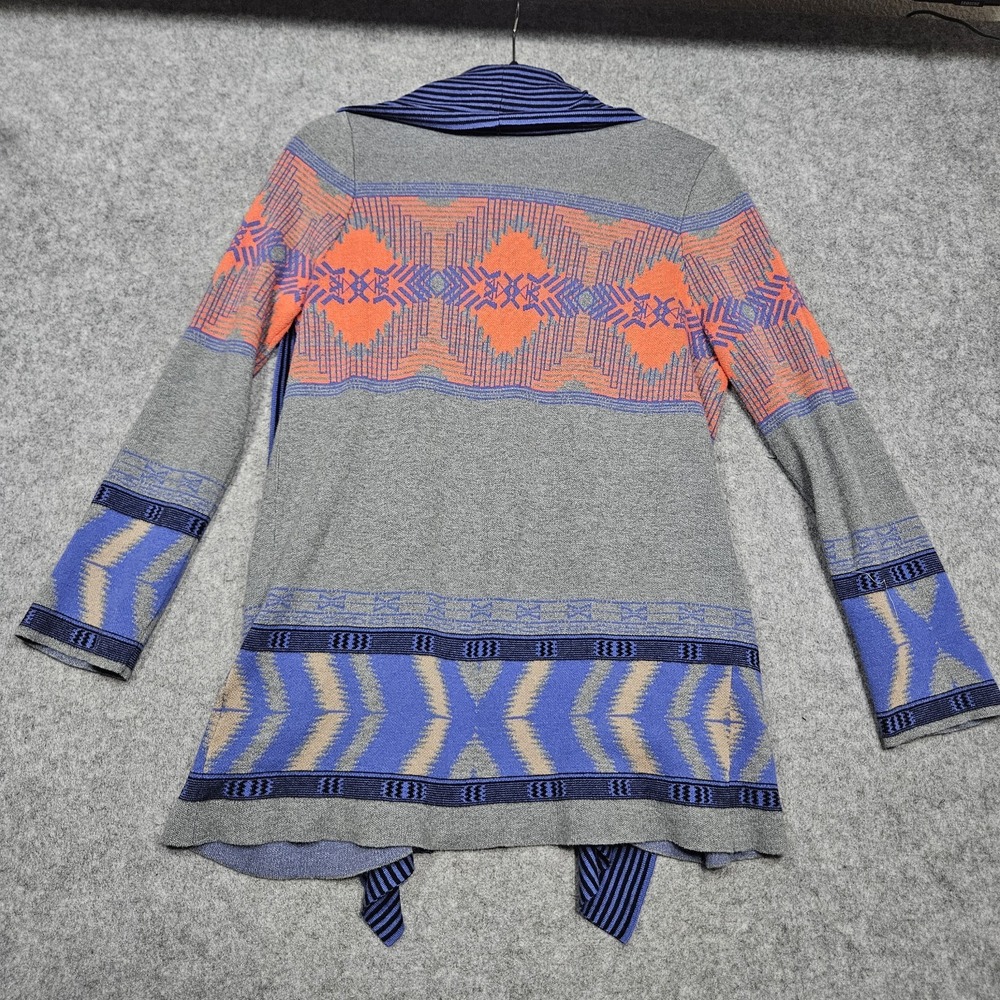 Twelfth Street by Cynthia Vincent Log Cabin cardigan sweater Small - Picture 5 of 10
